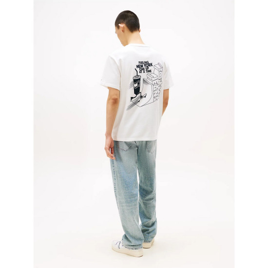 Tommy Hilfiger Ανδρική κοντομάνικη μπλούζα Back Logo Graphic Relaxed T-Shirt